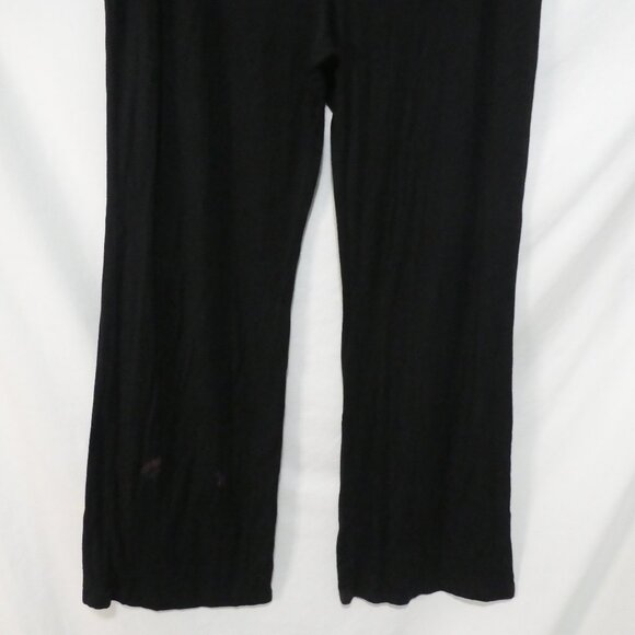 LA SENZA LINGERIE | large | Black Leggings With Pink Bow | *Bleach Spots On Leg - Picture 7 of 15